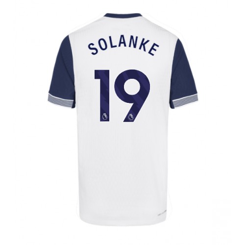 Pánský Fotbalový dres Tottenham Hotspur Dominic Solanke #19 2024-25 Domácí Krátký Rukáv